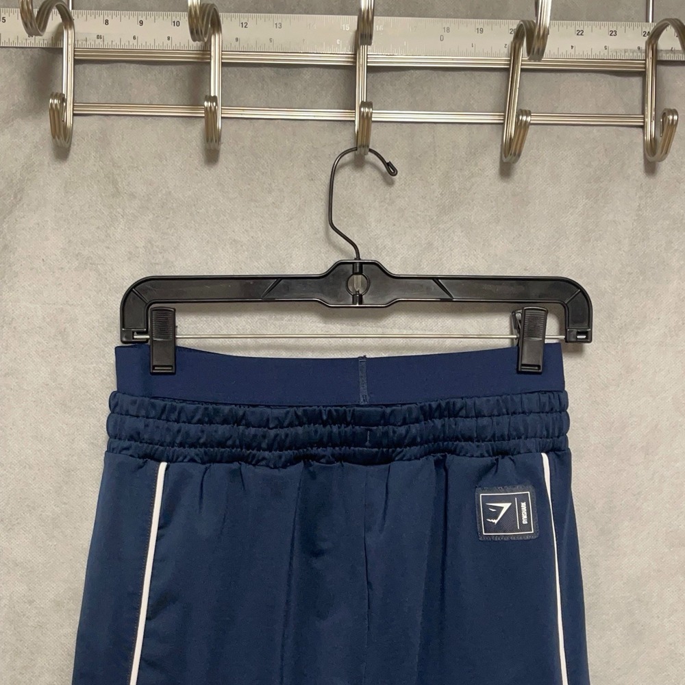 Gymshark Pants Men S Blue Recess Joggers Sweat Athletic Drawcord Waistband Slim